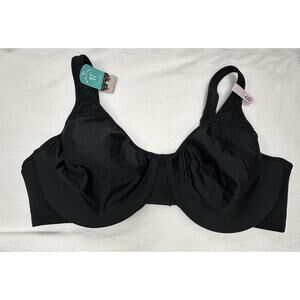 42D Bali Passion for Comfort Minimizer 3385 Underwire Bra black New with Tags